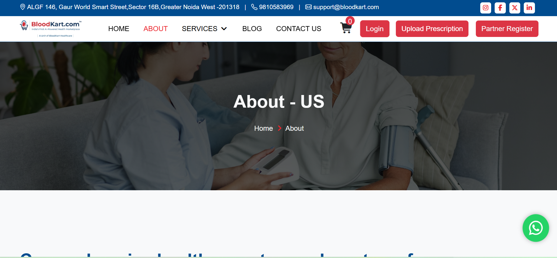Healthcare Marketplace for Diagnostics, Doctor Consultations, Home Healthcare & Wellness Services
