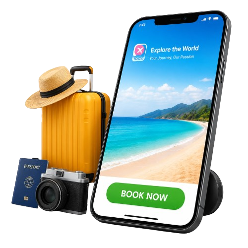 Travel technology illustration